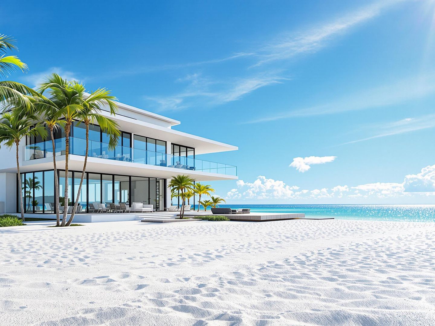 Beautiful Florida beach house with ocean view.